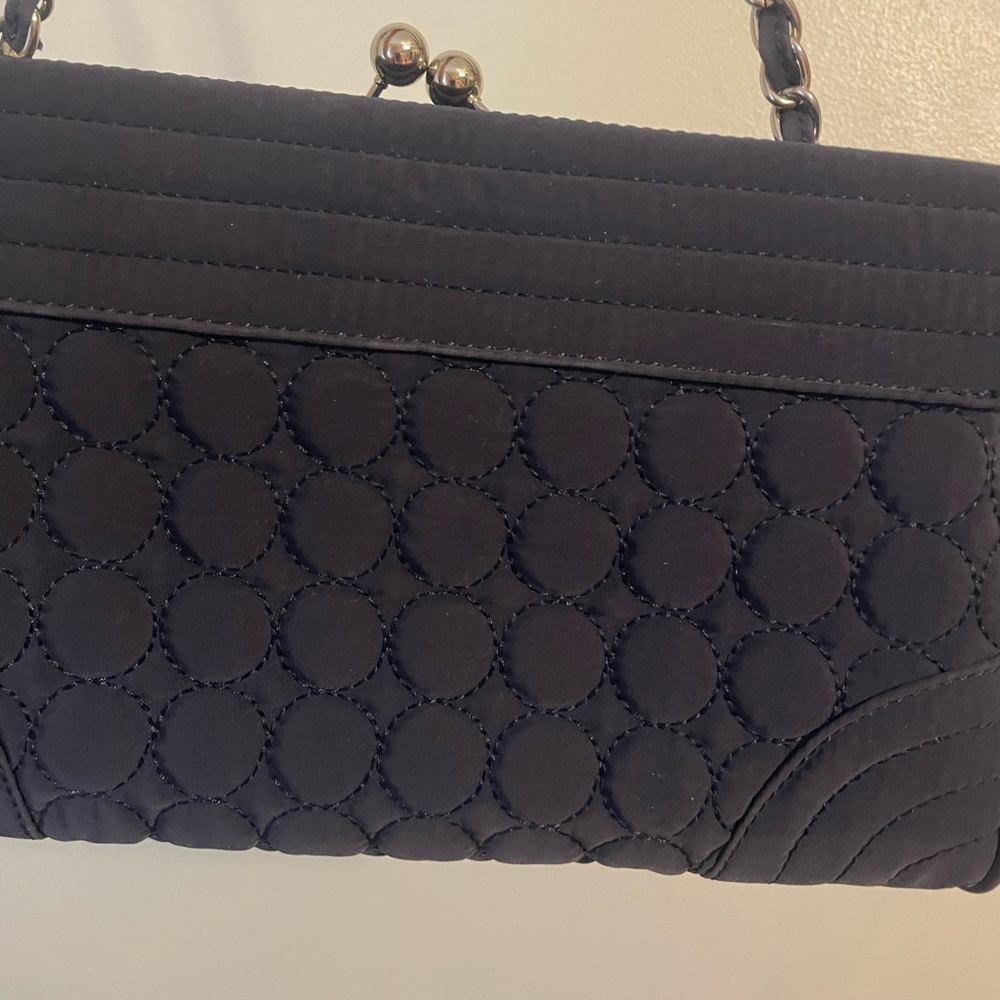 Elegant Navy Vera Bradley Quilted Women's Bag - Picture 3 of 10